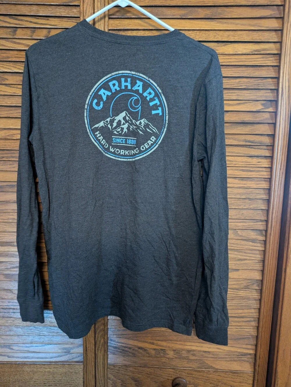Carhartt Long Sleeve T-shirt Gray Youth Size XL 18/20